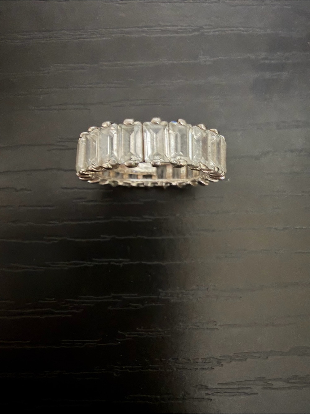 PMJ 925 CZ Baguette Eternity Band - size 8